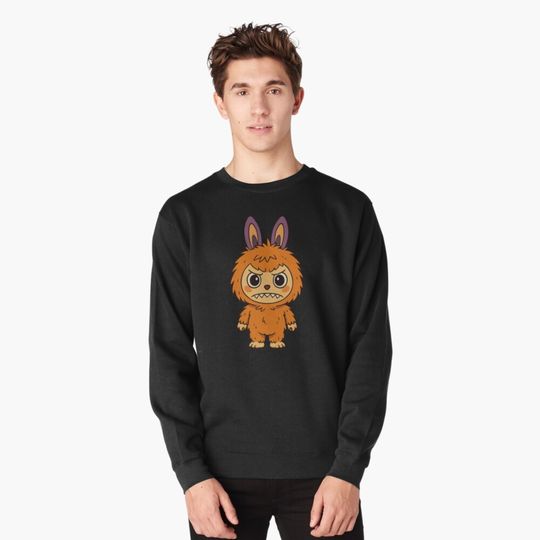 Cute labubu - Ceci est un design pour vous et votre famille design Cute labubu Pullover Sweatshirt