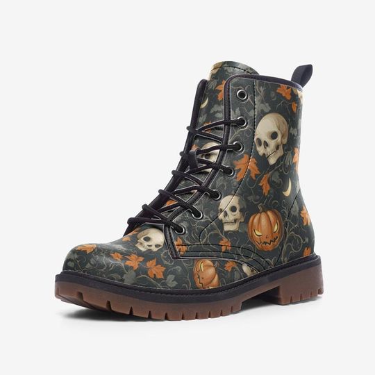 Fall Halloween Grunge Vegan Boots – Leather Boots