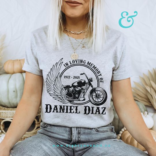 Motorcycle Custom Memorial In loving Memory Biker Custom Remembrance customs shirts Motorcycle Memorial T-Shirt memorial gift
