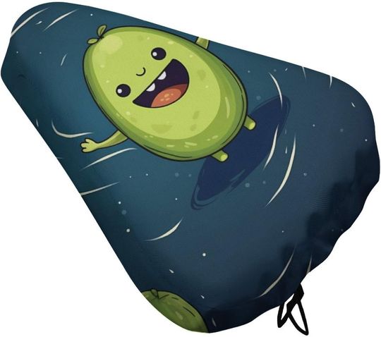 Cute Cartoon Space Bicycle Saddle Covers Dustproof Bikes Seats Protectors