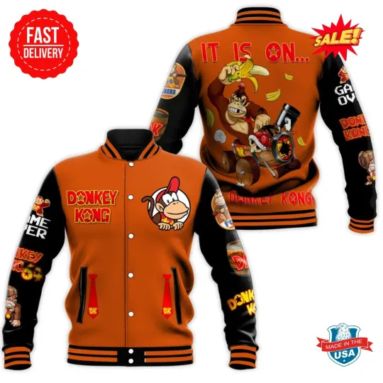 Donkey Kong Baseball Jacket
