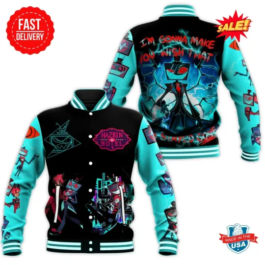 Hazbin Hotel Baseball Jacket
