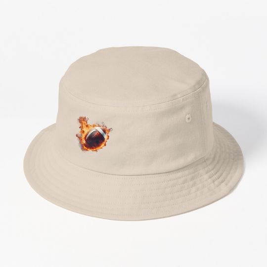 Dallas C.o.w.b.o.y.s Flaming Football Bucket Hat, Football Fan Gift