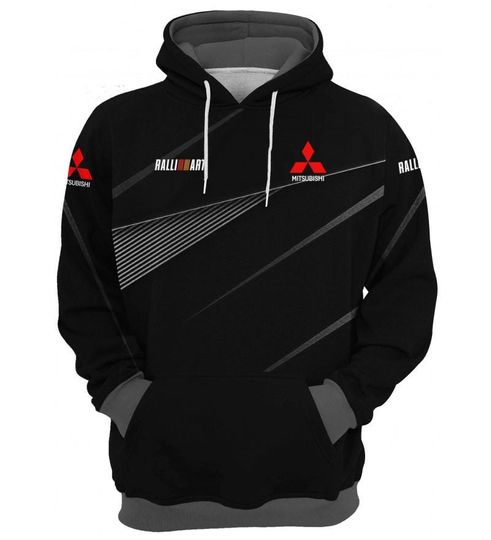 Mitsubishi Hoodie Sweatshirt – Custom Car Streetwear Style