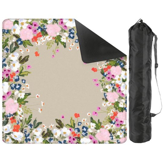 Mahjong Game Mat, Floral & Watercolor Mahjong Accessories, Preppy Mahjong Mat, Mahjong Gift