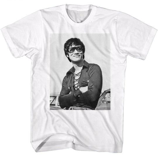 Bruce Lee Smug White Adult T-Shirt