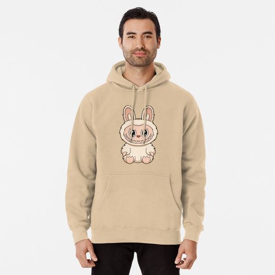 Labubu Soymilk Cute Character Pullover Hoodie