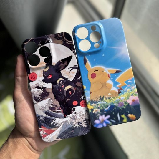 Poke Anime Manga iPhone Case for iPhone 15 14 13 12 11 Pro Max Mini XR XS 7 8 Plus Samsung S21 S22 S23 S24 Ultra A23 Google Pixel 7 8 9