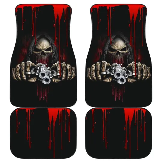 Death Reaper Car Mats Assassin Ring Bloody Horror Gift