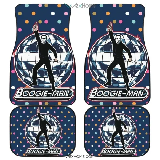 Michael Myers Crystal Ball Dance Car Floor Mats Horror Movie Fan Gift Decor
