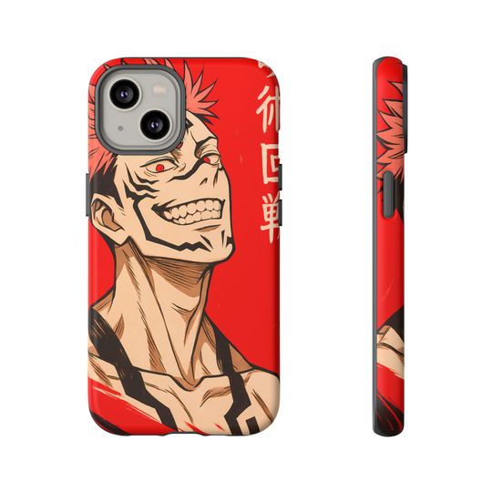 Geto Phone Case Sukuna Cover for iPhone Samsung, Jujutsu Satoru Phone Case, Anime Manga JJK Cover iPhone Samsung, Samsung A55/A34/A54/S25+