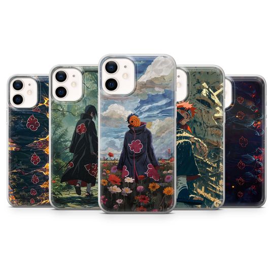 Obito Phone Case Itachi Akatsuki cover for iPhone 16E, Pro, 15, 14, 13, 12, Samsung S25, S23FE, A56, A16, Pixel 9Pro, 9a, 8A