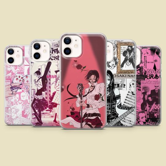 Nana Komatsu Phone Case Anime Series Osaki Girl Cover for iPhone 16, 15,14,13,12, Samsung S25, S24,S23FE, S22,A16,A26,A56, Pixel 9Pro, 8A,7
