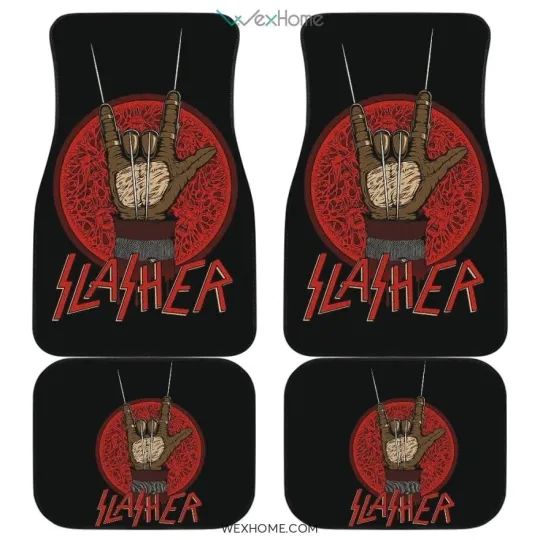 Freddy Krueger Slasher Car Floor Mats Horror Movie Gift for Fans