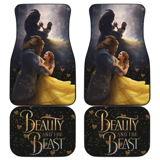 Bella Beauty and the Beast Car Floor Mats Custom Cartoon Accessories For Fans