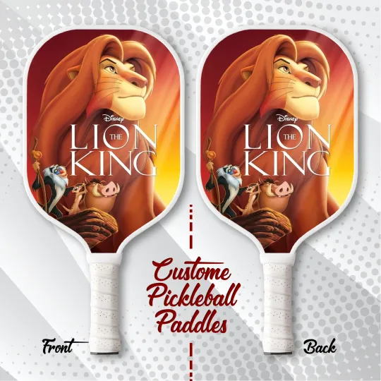 The Lion King Pickleball Paddle Disney Gift Custom Paddle for Fans
