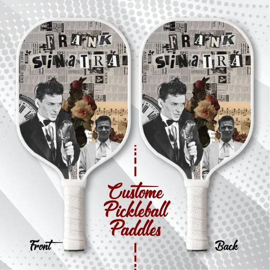 Frank Sinatra Pickleball Paddle Jazz Legend Gift Custom Game Paddle for Fans