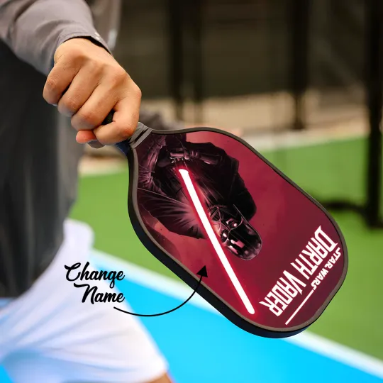 Darth Vader Pickleball Paddle Star Wars Gift Game Paddle for Sci-Fi Fans