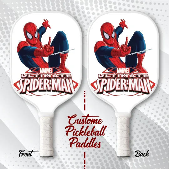Spiderman Pickleball Paddle Marvel Gift Custom Paddle for Fans