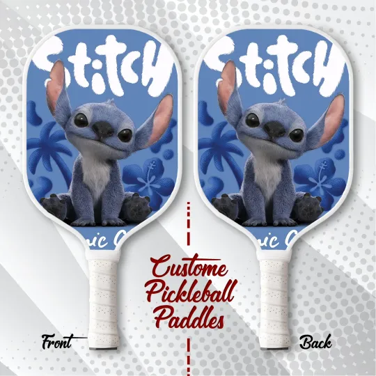 Stitch Pickleball Paddle Disney Gift Custom Paddle for Fans
