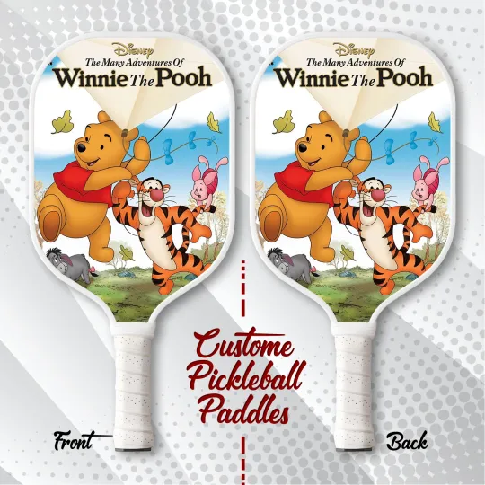 Winnie the Pooh Pickleball Paddle Disney Gift Custom Paddle for Fans