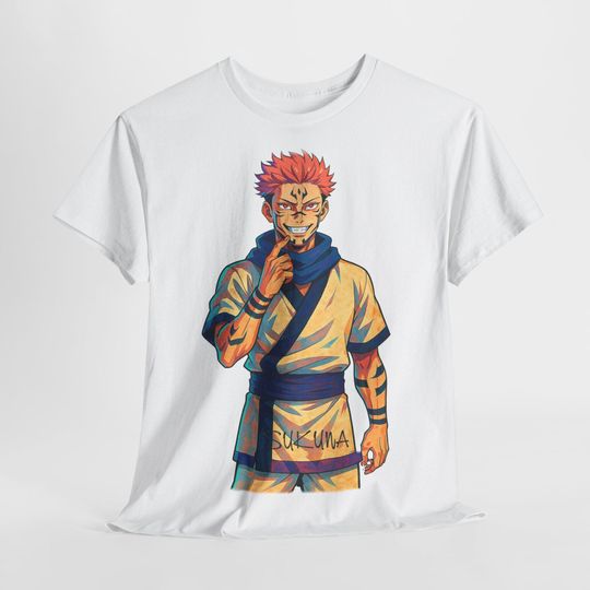 Sukuna Anime T-Shirt - Jujutsu Satoru Inspired Shirt - Cursed King Graphic Tee - Anime Streetwear - Unisex Otaku Gift