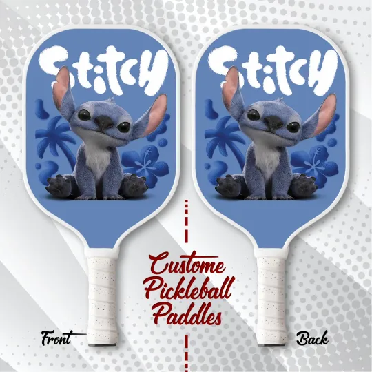 Stitch Pickleball Paddle Disney Lilo & Stitch Gift Custom Game Paddle for Fans