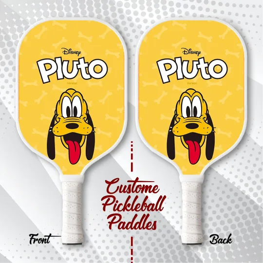 Pluto Pickleball Paddle Disney Dog Character Gift Custom Paddle for Fans