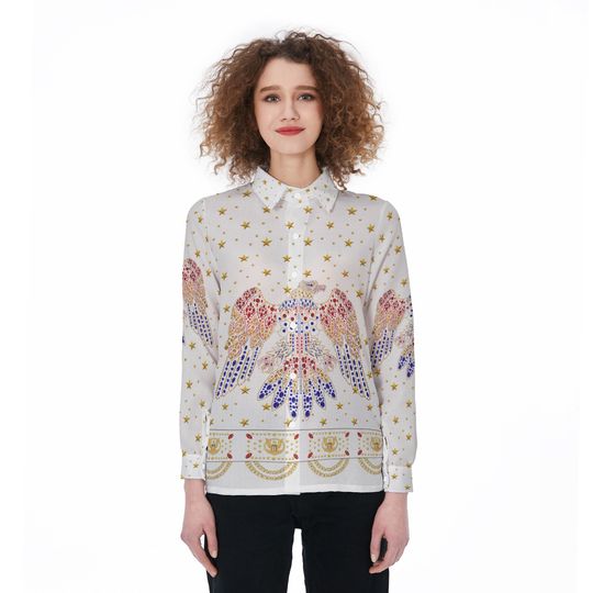 Elvis Presley Eagle Rhinestones Shirt, Elvis 90Th Anniversary Button Shirt, The King Of Rock And Roll Casual Shirt, Elvis Tour 2025 T-S