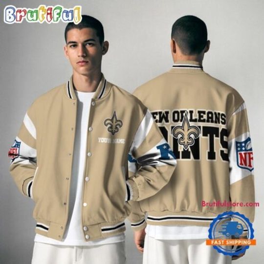 New Orleans Saints National Football Conference Unisex Baseball Jacket