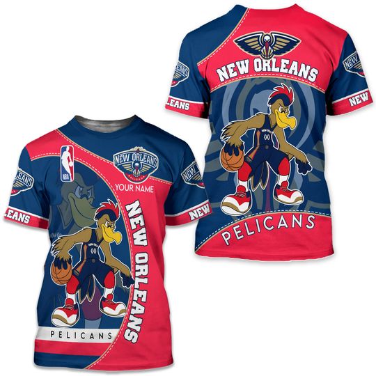 New Orleans Team Pelicanss 3D Shirt, Football Lover Gift