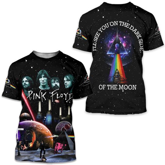Pink Floyd 3D Shirt S-5XL Off The Moon