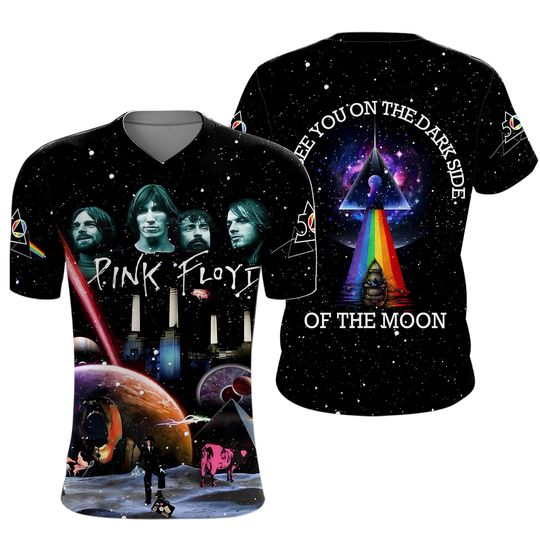 Pink Floyd 3D Shirt S-5XL Off The Moon