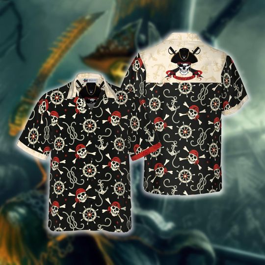 Amazing Pirate Captain Custom Hawaiian Shirt for Men