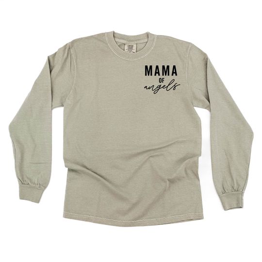 Mama of Angels Long Sleeve Tee, Grief Gift for Grieving Moms, Infant Loss, Miscarriage