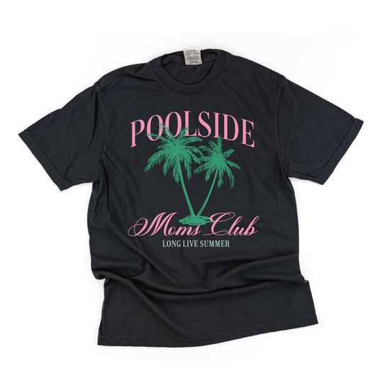 Poolside Moms Club Girl's, Mother's Day Mom Graphic Tee