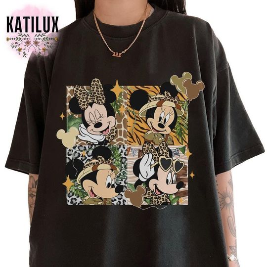 Animal Kingdom Minnie and Mickey Shirt, Minnie Safari T-Shirt, Friends Wild Tee, Disney Vacation Family 2025 Outfit