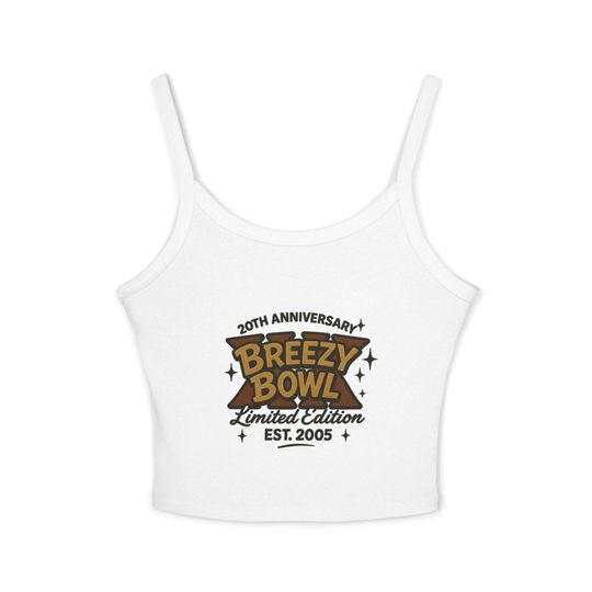 Breezy Bowl XX Women's Spaghetti Strap Tank Top, Breezy Bowl Design, Summer Essentials