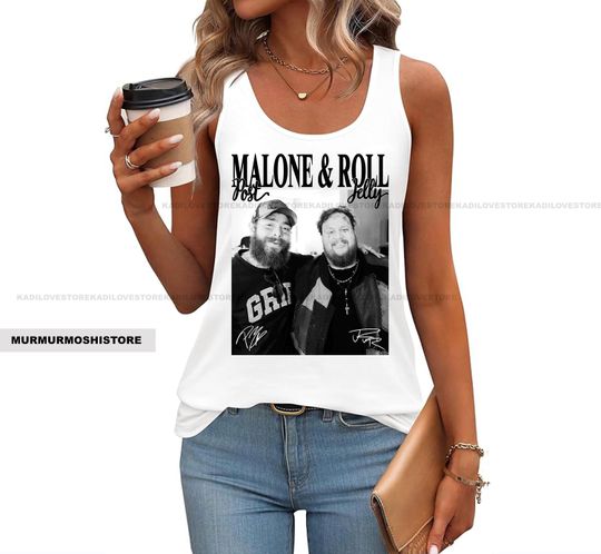Post Malone Jelly Roll tank top tshirt, fan Post Malone shirt, Posty Malone tour