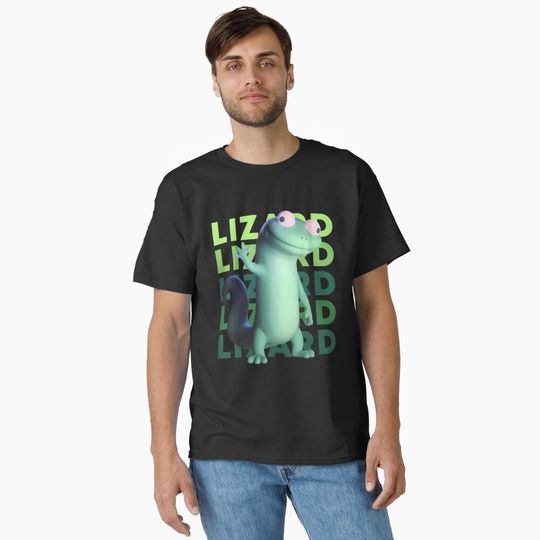 Funny Weirdcore Animal Lizard Lizard Lizard Meme - Derpy Lizard Button  Classic T-Shirt