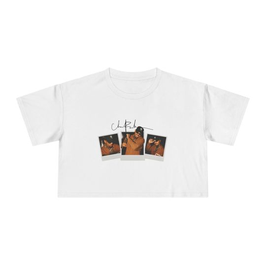 Polaroid Breezy-Inspired Crop Top, Chris Brown Tour Outfit, Concert Merch for CB Fan