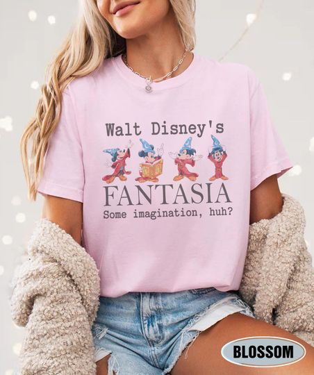 Disney Fantasia T-Shirt, Fantasia Mickey Shirt, Walt Disneys Fantasia Tee, Sorcerer Mickey Retro Shirt, Wizard Mickey Shirt