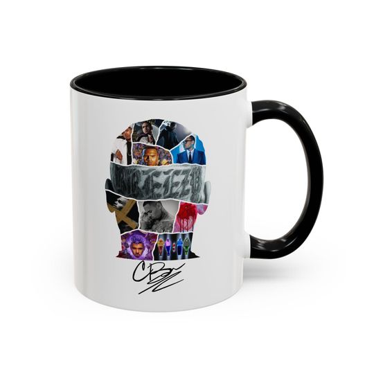 Chris Brown albums cup, Chris Brown mug the 11:11 world tour mugshot