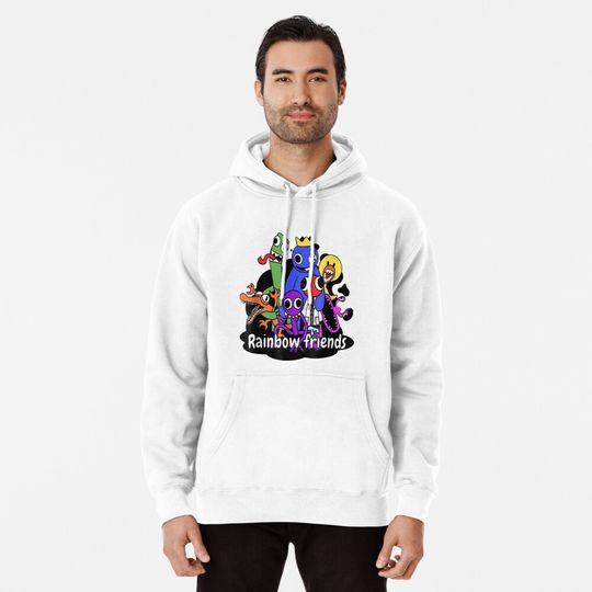 Rainbow Friends  Pullover Hoodie, Gift for Fan