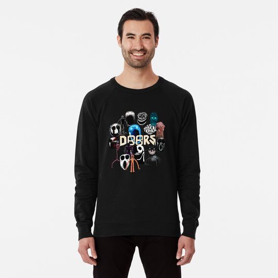 Doors Entities Everywhere    Lightweight Sweatshirt, Gift for Fan