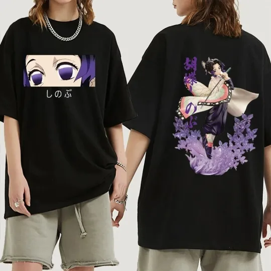demon Kochou Shinobu Anime Manga T-Shirt Tee Costumes
