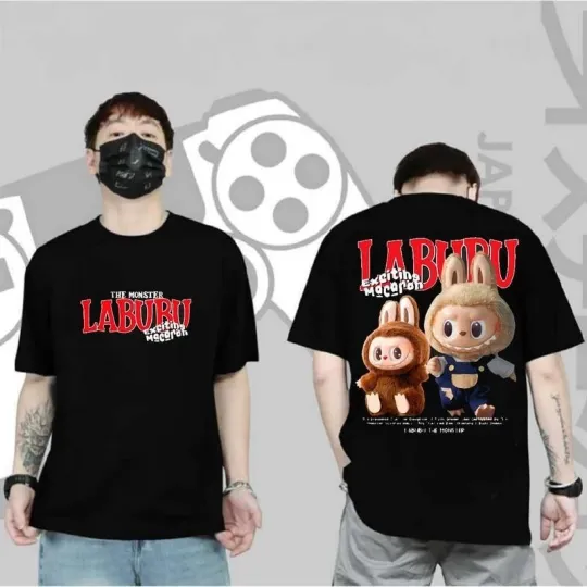 LABUBU The Monster Manga T-Shirt Tee Costumes Undershirt Casual