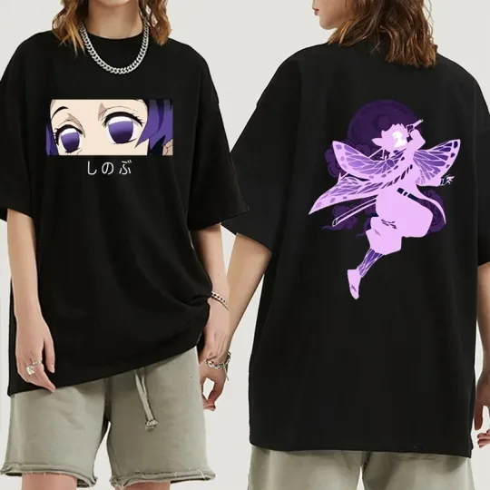 demon Kochou Shinobu Anime Manga T-Shirt Tee Costumes
