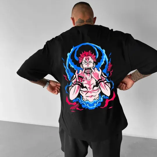 Jujutsu Satoru Ryomen Sukuna Anime Manga T-Shirt Tee Costumes Unisex