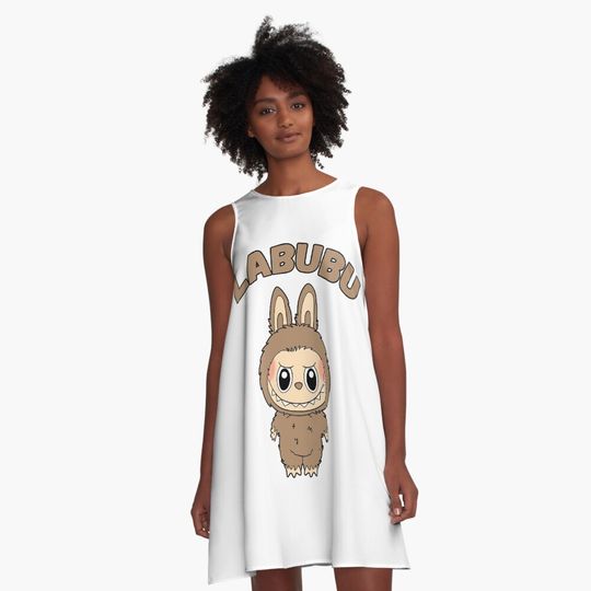 Labubu toffee A-Line Dress, Gift for Her